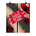 Trust in the Lord Wall Art Poster | Faith Wall Decor | Christian Wall Art | Inspirational Quote Wall Art | Home Decor | Unframed Print