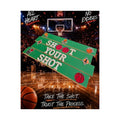 Shoot Your Shot Basketball Wall Art Poster | Basketball Room Decor | Sports Room Decor | Basketball Bedroom Decor | Unframed Wall Art